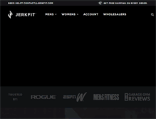 Tablet Screenshot of jerkfit.com